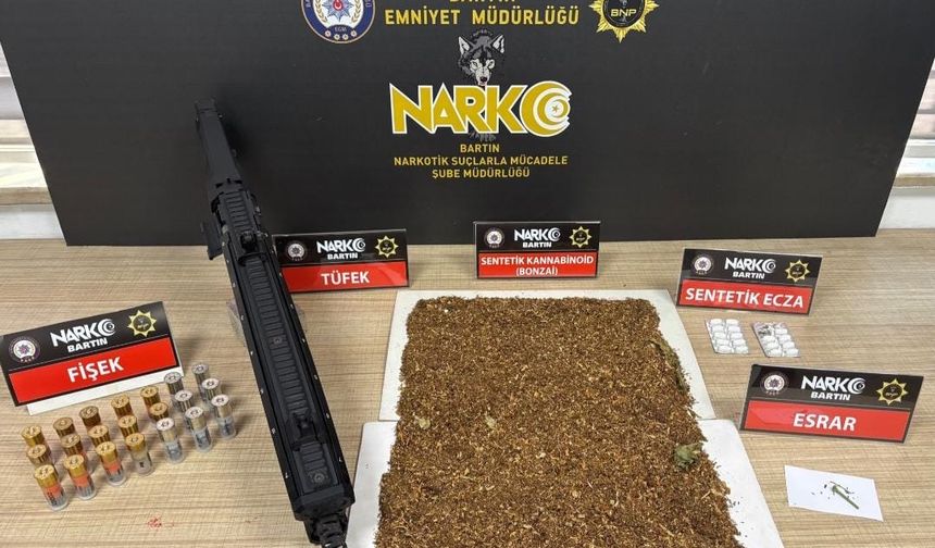 Bartın'da uyuşturucu operasyonunda 6 tutuklama