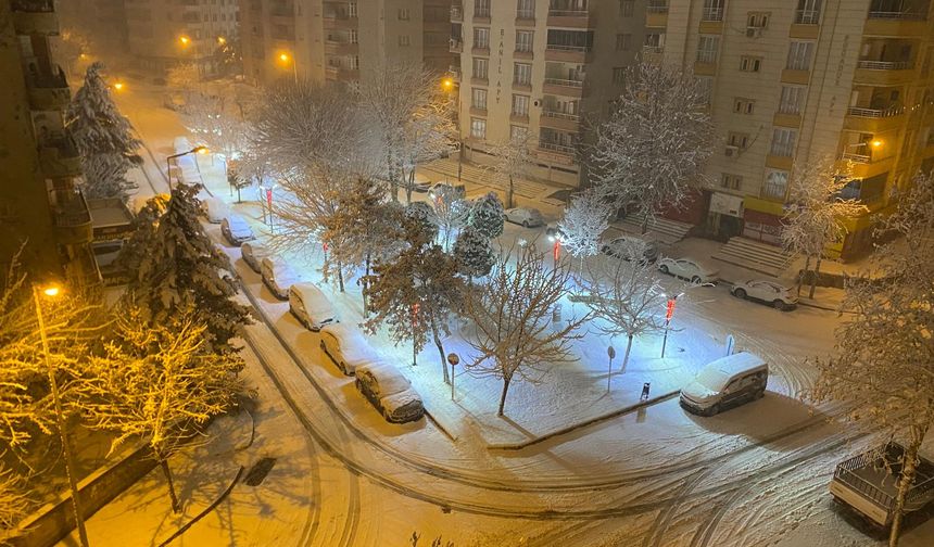Batman'da 3'ü hariç tüm köy yolları kardan kapandı, uçuşlar iptal