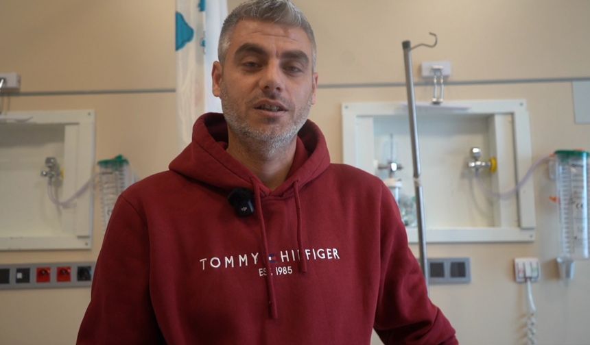 Belindeki tümör nedeniyle felç riski bulunan Bünyamin, sağlığına kavuştu