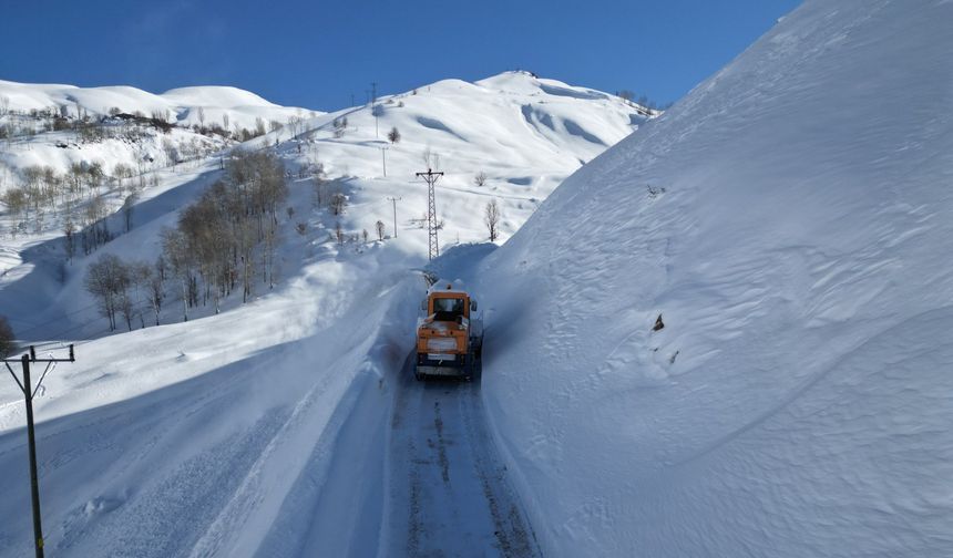 Bitlis'te 104 yerleşim yeri ulaşıma kapandı