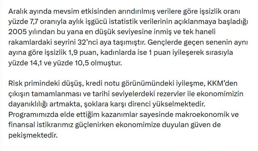 Cevdet Yılmaz: Vatandaşımızın alım gücünü yükselteceğiz