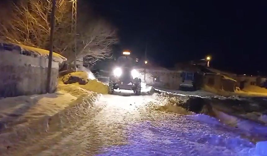 Damdan düşen Boran, iş makinesi ile yol açılıp hastaneye ulaştırıldı