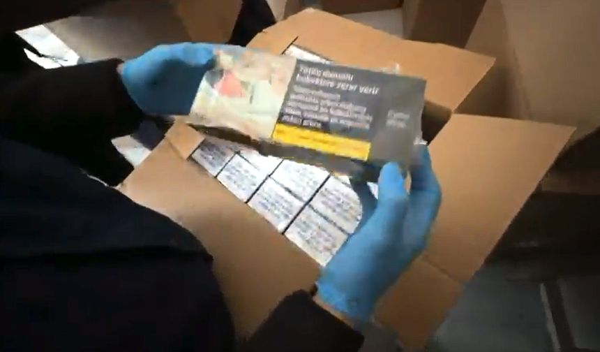 Edirne'de kaçak tütün operasyonu; 4 gözaltı