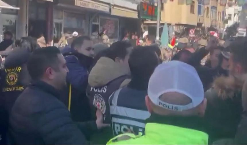 Iğdır'da izinsiz yürüyüşe polis müdahale etti: 48 gözaltı