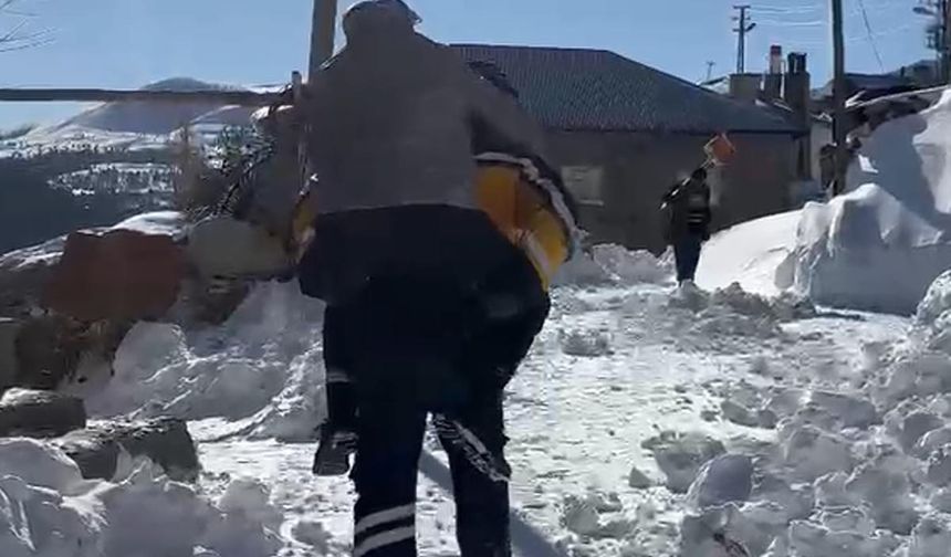 Kar kış demeden evlerdeki hastalara ulaşıyorlar (2)