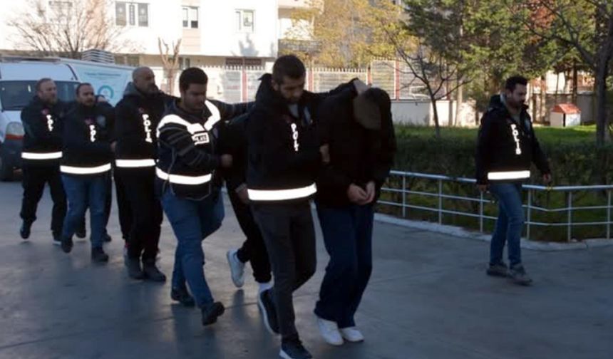 Kırklareli'de 'yağma' ve 'gasp' iddasıyla 7 tutuklama