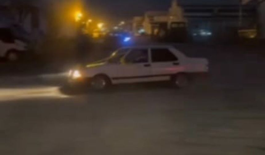 Mersin'de drift atan sürücüye 60 bin 936 lira para cezası
