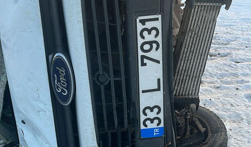 Minibüs devrildi; 4 yaralı