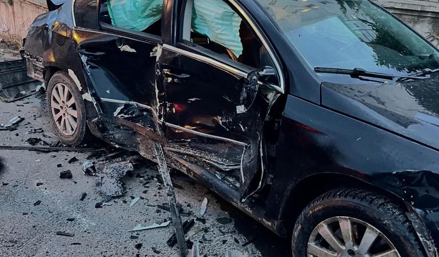 Ordu'da iki otomobil çarpıştı; 2 yaralı