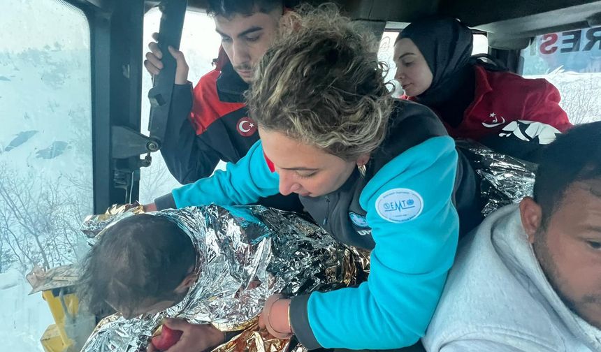 Siirt'te GES tesisinde mahsur kalan işçi kurtarıldı