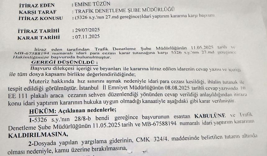 Traktörünün plakası başına dert oldu; sürekli ceza tebligatı geliyor