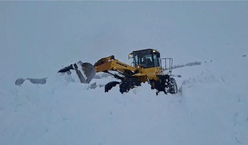 Tunceli'de 300 yerleşim yerinin yolu kar yağışı nedeniyle ulaşıma kapandı