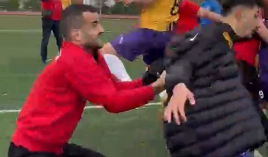 Amatör maçta kavga: 1 yaralı