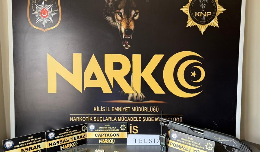Kilis'te uyuşturucu operasyonu; 7 tutuklama