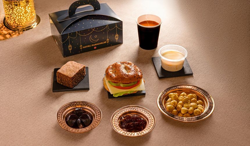 THY'den yolcularına Ramazan ayına özel iftar menüsü