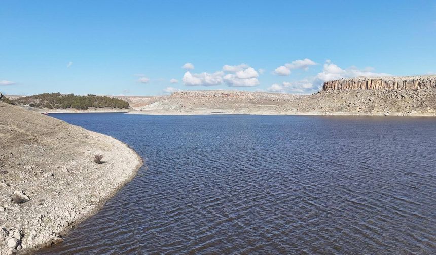 Aksaray'da Mamasın Barajı'nda su seviyesi arttı