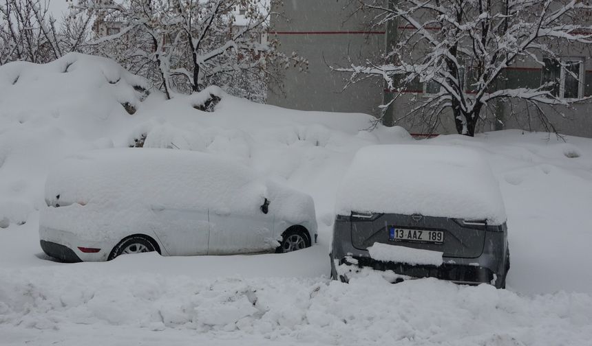 Bitlis'te kar nedeniyle 288 köy yolu ulaşıma kapandı