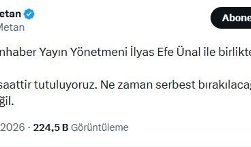 İSRAİL'de bulunan gazetecilere gözaltı