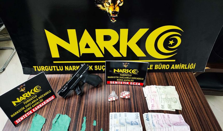 Manisa'da uyuşturucu operasyonu; 3 tutuklama