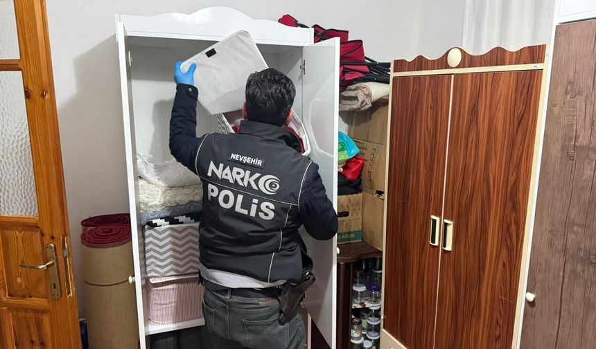 Nevşehir'de uyuşturucu operasyonunda 4 tutuklama