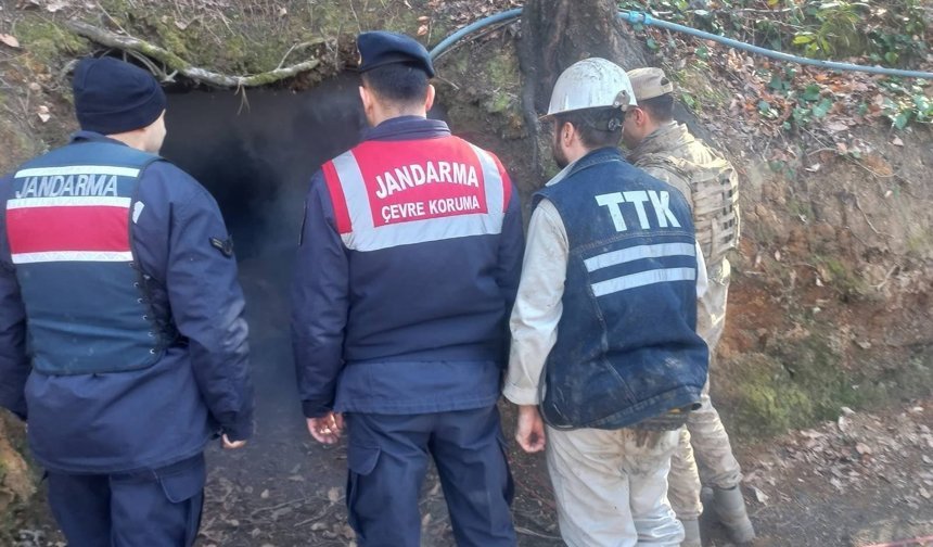 Zonguldak'ta 6 kaçak ocak imha edildi