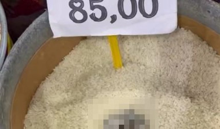 Açıkta satılan pirinçte kedi dışkısı görüldü, markete 52 bin TL ceza kesildi
