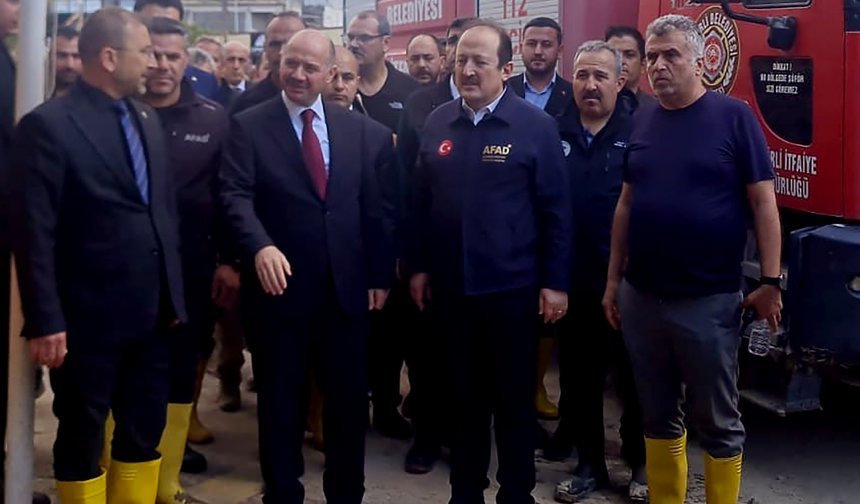 AFAD Başkanı Pehlivan, sel felaketinin yaşandığı Osmaniye'de