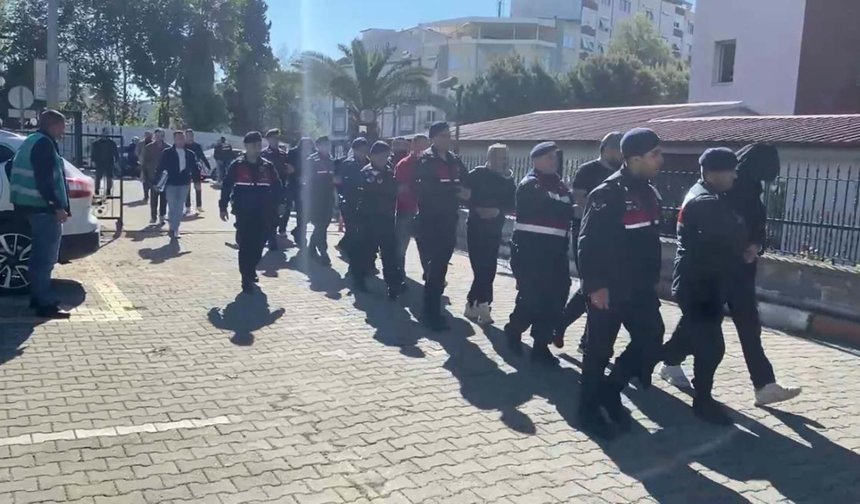 Aydın'da 226 milyon TL işlem hacimli yasa dışı bahis operasyonun 9 şüphelisi adliyede