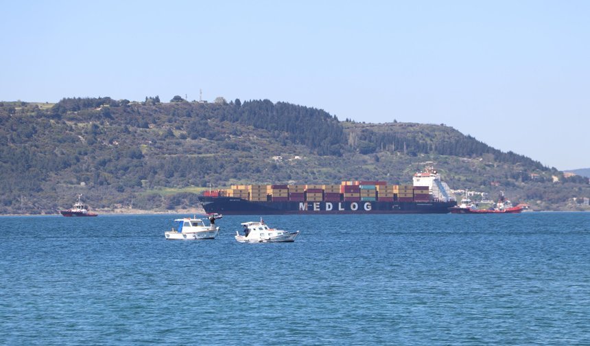 Çanakkale'de gemi arızası