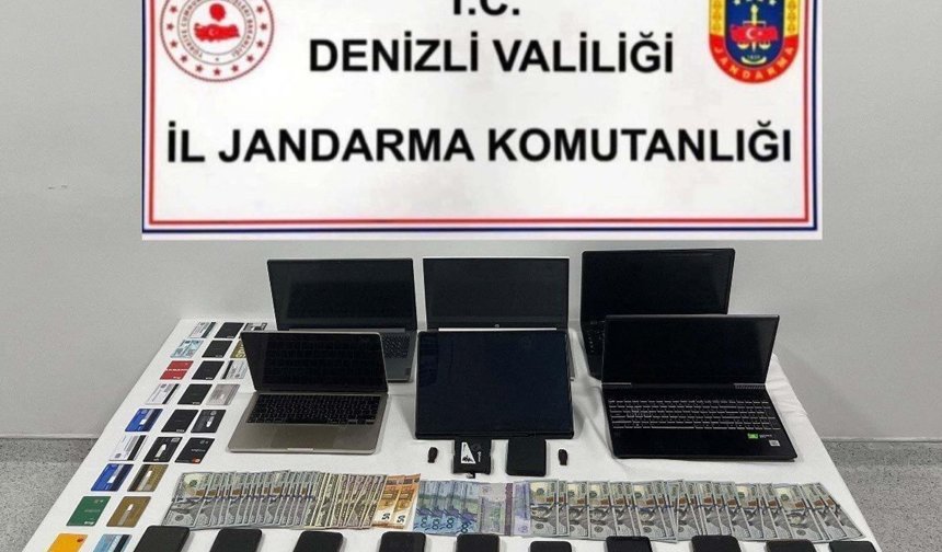 Denizli merkezli 10 ilde dolandırıcılık operasyonu; 2 tutuklama