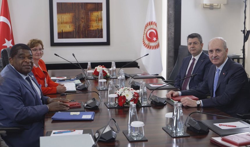 İstanbul- TBMM Başkanı Kurtulmuş, PAB Genel Sekreteri Chungong ve Genel Kurul Sekreteri Jabre ile bir araya geldi