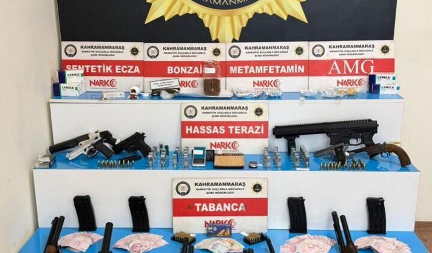 Kahramanmaraş merkezli uyuşturucu soruşturmasında 45 tutuklama