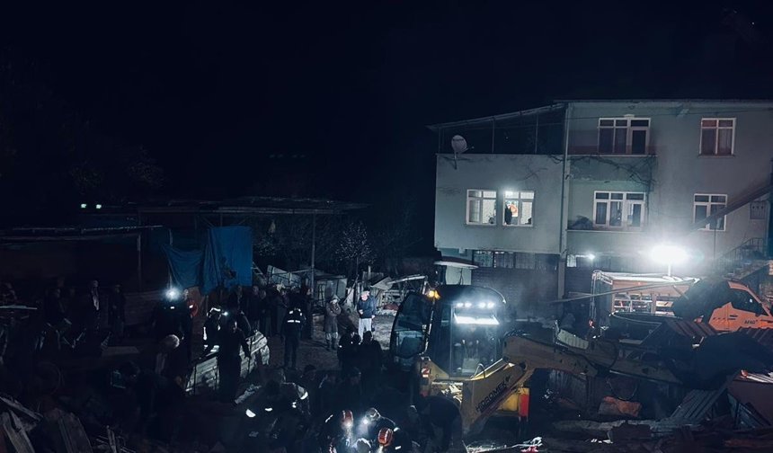 Kastamonu'da ahırın çatısı çöktü; 4 büyükbaş öldü / Ek fotoğraflar