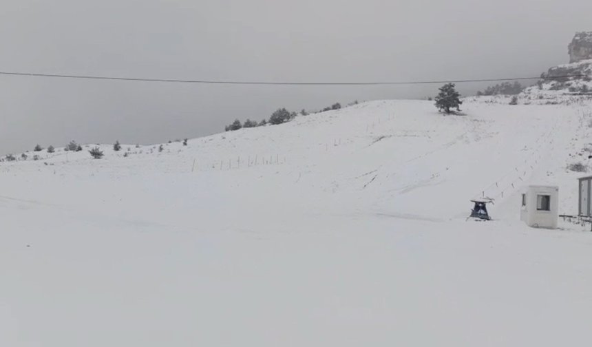 Keltepe, beyaza büründü