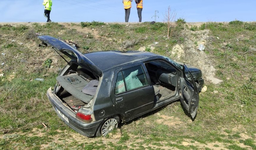 Konya'da 2 otomobil çarpıştı; 6 yaralı