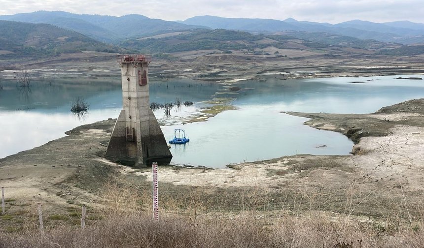 Kuruma noktasına gelen Naip Barajı'nda doluluk yağışlarla birlikte yüzde 22'ye yükseldi