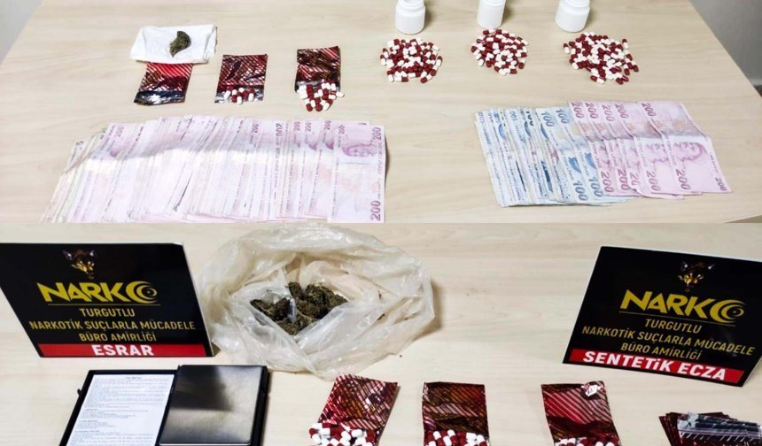 Manisa'da uyuşturucu operasyonu: 2 tutuklama