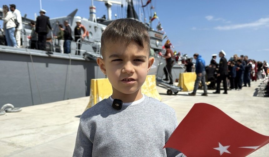 'TCG Enez' gemisi, Tekirdağ'da ziyarete açıldı