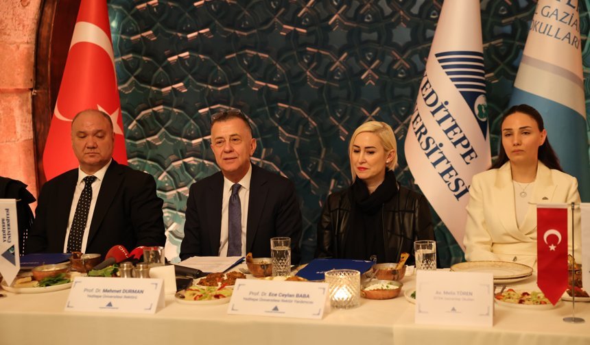 Yeditepe Üniversitesi Gaziantep'te basın mensuplarıyla bir araya geldi
