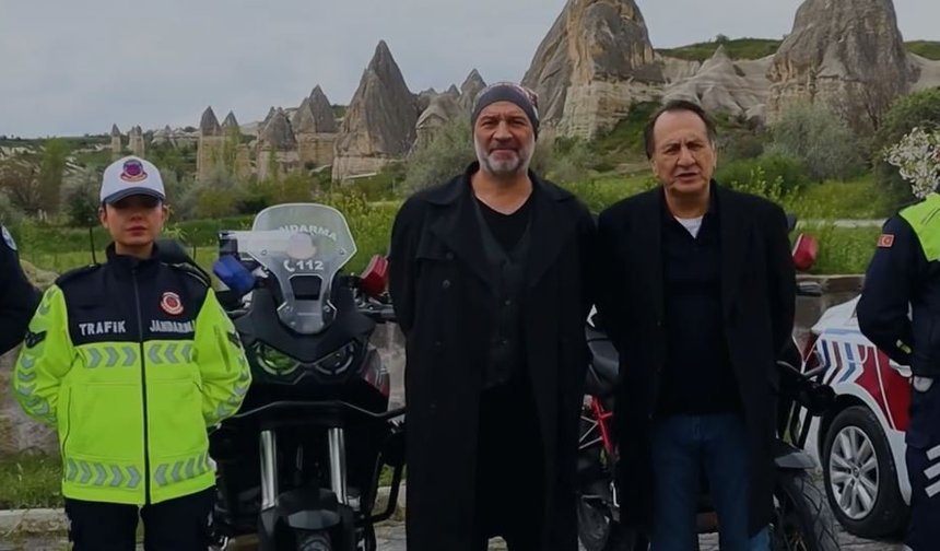 Arka Sokaklar dizisi oyuncularından 'trafik haftası' farkındalığı