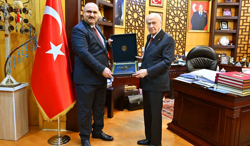 Bahçeli, Kerkük Valisi Muhammed Seman Ağa'yı kabul etti