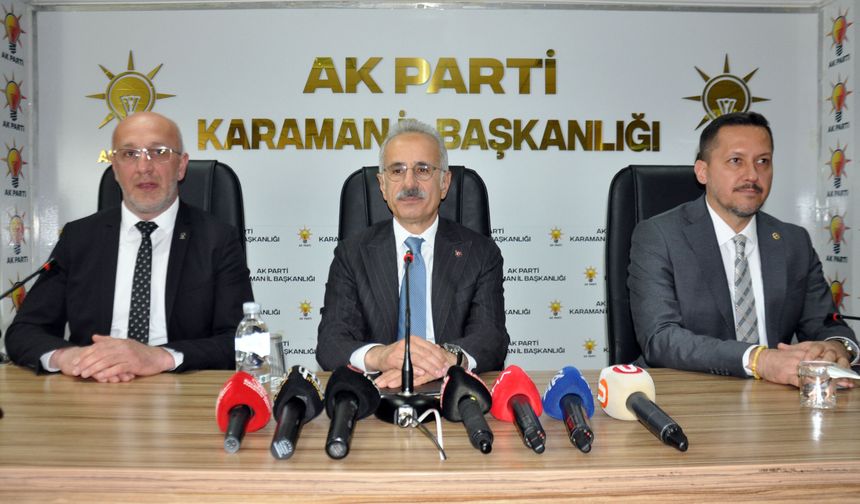 Bakanı Uraloğlu: Hızlı tren hattı ile Suudi Arabistan'a kadar gideceğiz