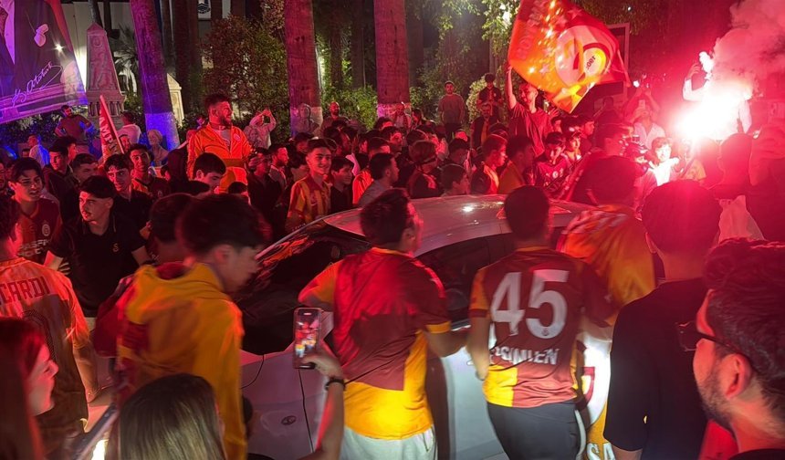 Bodrum'da Galatasaray'ın şampiyonluk coşkusu