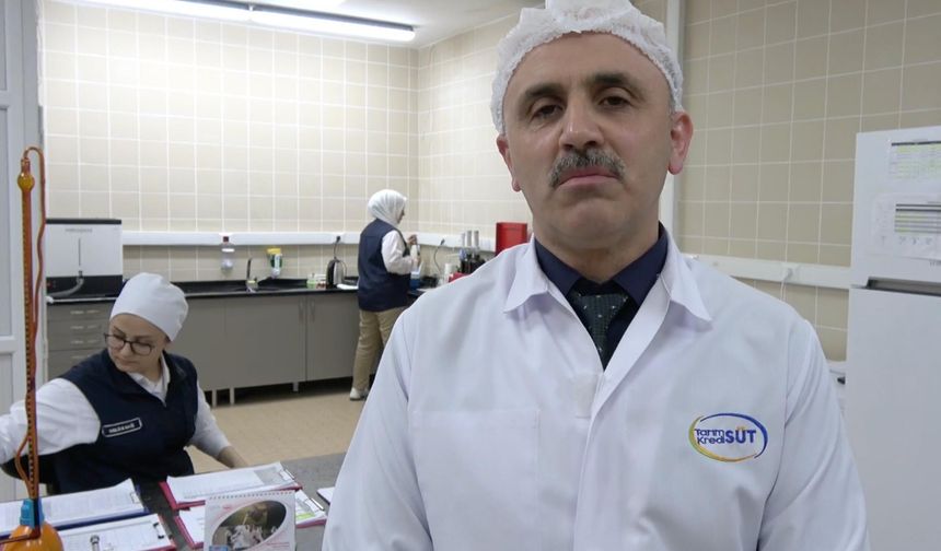 Erzincan'da günlük 45 ton kapasiteli süt fabrikası çiftçiye gelir sağlıyor