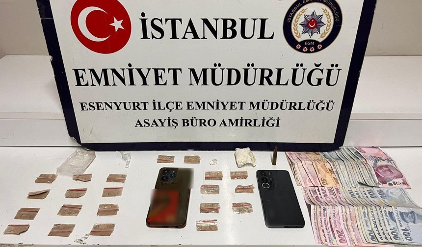 Esenyurt'ta uyuşturucu operasyonu; 3 gözaltı
