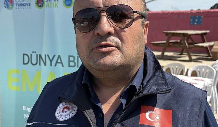 Denizden otomobil lastiği, battaniye ve demir borular çıktı