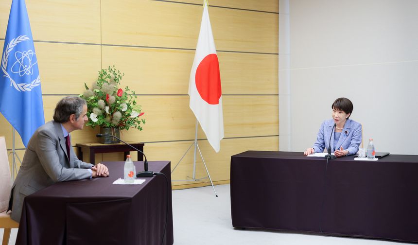 Japonya Başbakanı Takaichi, IAEA Başkanı Grossi ile görüştü