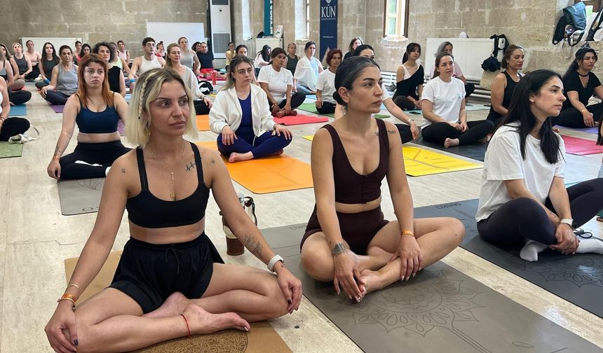 Kapadokya'da yoga festivali başladı