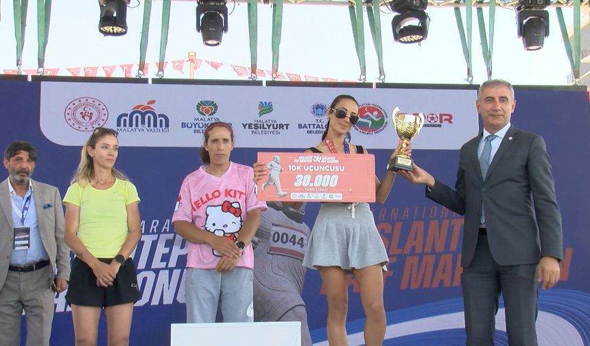 Malatya 'Uluslararası Arslantepe Yarı Maratonu' düzenlendi