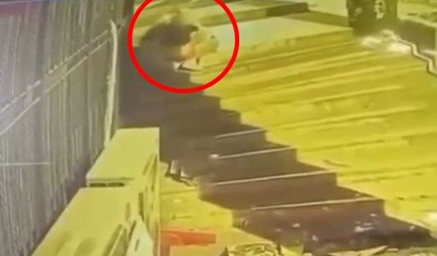 Mini etek giyip peruk takan erkek, mağazadan kilim çaldı; o anlar kamerada